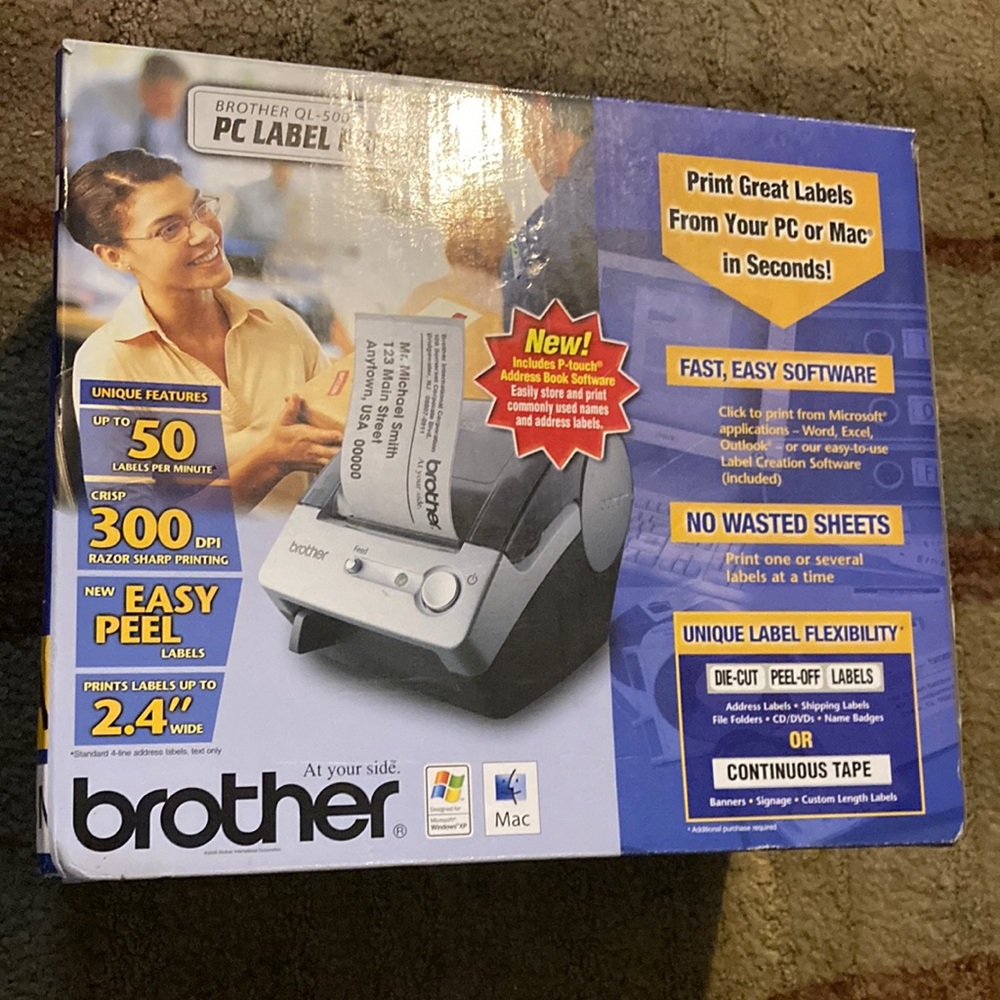Brother PC Label Printer (new)
